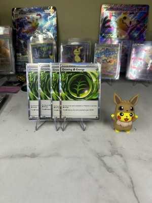 4x Growing Grass Energy 086/088 - ME03: Perfect Order (ME03) Pokemon Playset x4