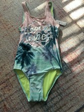 NWT Girl s Justice Tropical Vibes Swimsuit one piece 16
