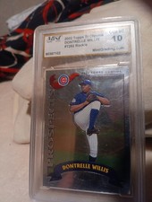 2002 TOPPS CHROME TRADED DONTRELLE WILLIS PROSPECTS RC #T262