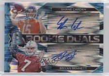 2015 Panini Spectra Neon Blue Prizm 31/50 Bryan Bennett Shane Carden Auto 0q0m
