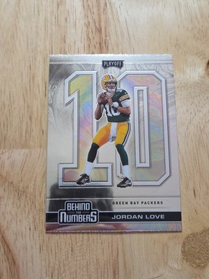 2020 Playoff JORDAN LOVE Behind The Numbers #BTN-27 Rookie RC Packers READ