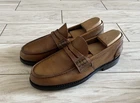 Church's Pembrey Brown Leather Shoes Penny Loafers Men's UK 7 1/2 US 7.5