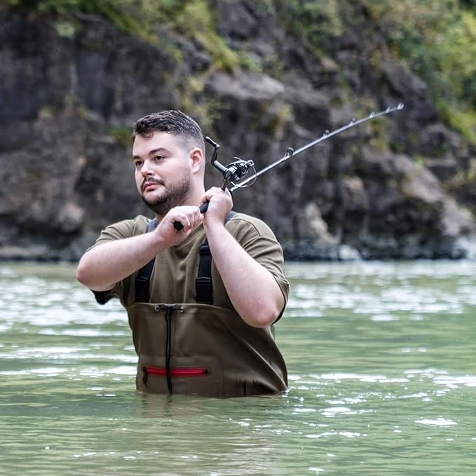 Fishing Waders for Men with Boots, Chest Waders, PVC Waterproof Waders for Hunti - Image 2 of 4