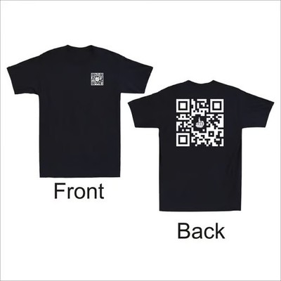 ''FUC K YOU!'' Q R Code Funny Rude Middle Finger QR Scan Code Meme Men's T-Shirt
