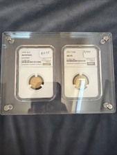1911-S $5 Gold Indian & A 1910 $2 1/2 Dollar Gold Indian Coin Set Both NGC GRADE