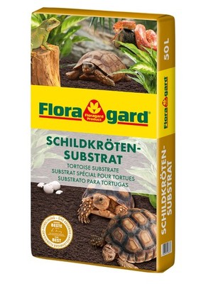 Floragard Schildkrötensubstrat 50L 100L Terrarium Erde Reptilien