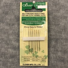 Clover Self Threading 6 Needles Fine 2 Sizes 2005 Japan New Combine Shipping