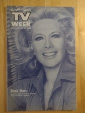 Sunday News Tv Week Oct 15 - 21, 1972 DINAH SHORE Hosts A Friday Night Special 