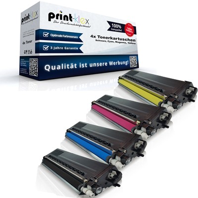 4x Kompatible Tonerkartuschen für Brother TN-900 Farb Set XXL- Drucker Pro Serie
