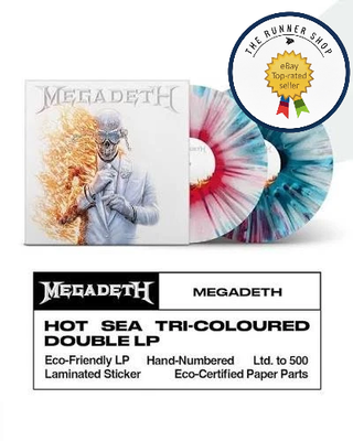 #ad Megadeth Self Titled Hot Sea Tri Coloured 2X LP Limited 500 SHIPS NOW $187.99