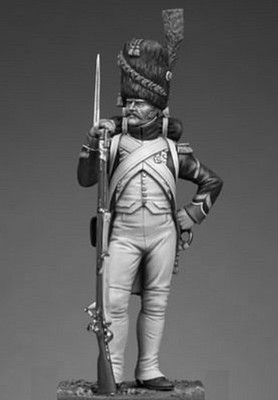  France.Sergeant Hand UnPainted Tin Miniature 54mm 1/32 Figurines 