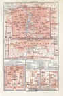 1920s CHINA BEIJING PEKING CITY PLAN FORBIDDEN (RED) CITY,DIPLOMATIC QUARTER Map