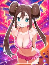 Adult Anime Waifu Pokemon Rosa 6" Vinyl Sticker