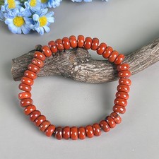 Natural Agate Roung Bead Bracelet/Genuine Gemstone Bracelet