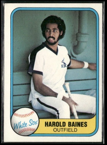 1981 Fleer Harold Baines Chicago White Sox Rookie #346