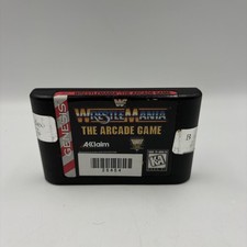 Vintage WWF WrestleMania Arcade Game Sega Genesis Video Game Cart Only Acclaim