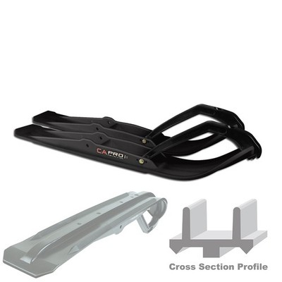 C&A PRO RZ Razor Skis BLACK Ski Doo Renegade Sport 600 ACE (2011-2015)