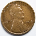 1912-P Lincoln Wheat Penny Cent Very Fine (VF) - Philadelphia Mint