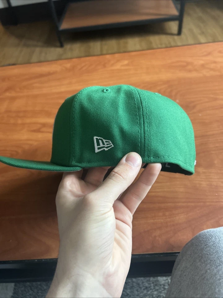Gorra ajustada New Era 59fifty Boston Celtics verde talla 7 5/8 Foto 2 de 4