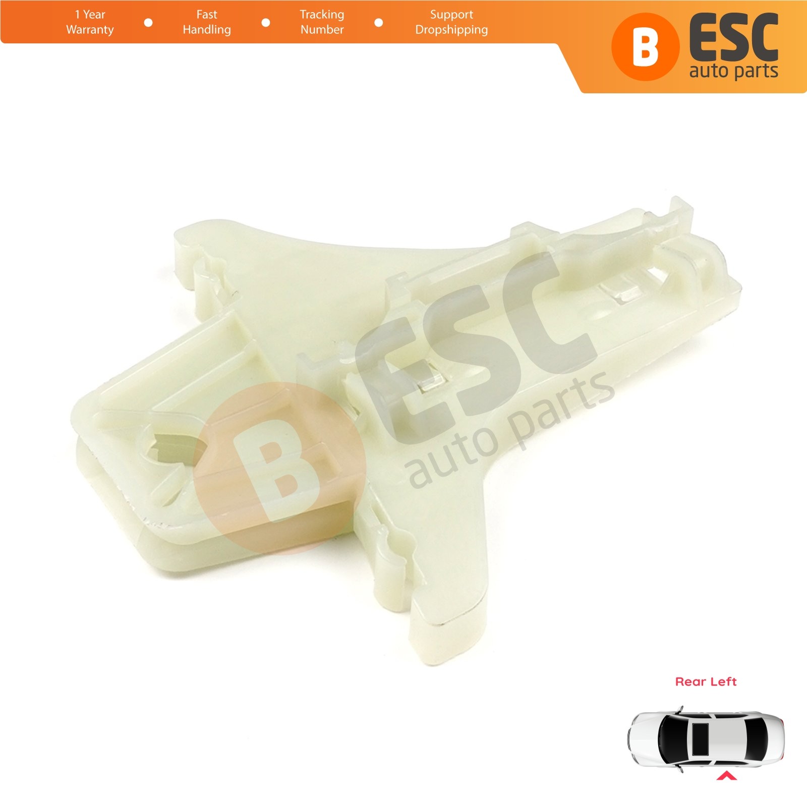 Window Regulator Clips Rear Left for VW Jetta Golf MK5 A5 1K R32 GTI Rabbit Plus