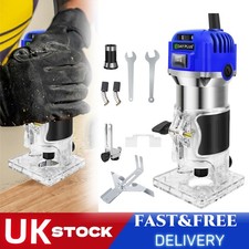 2000W Wood Router Machine Woodworking Electric Trimmer 1/4 Inch Wood Carving