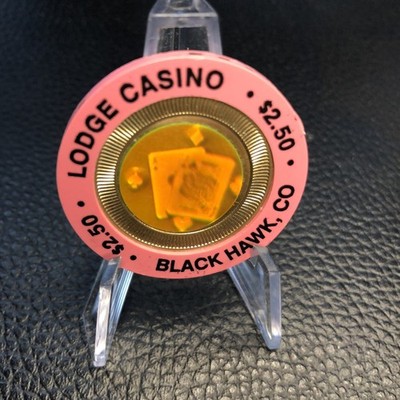 $2.50 Hologram Black Hawk CO Casino chip (Ace & King)