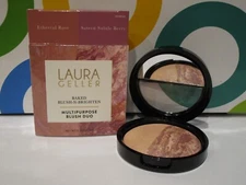 LAURA GELLER ~ BAKED BLUSH N BRIGHTEN MULTIPURPOSE BLUSH DUO ~ 0.32 OZ