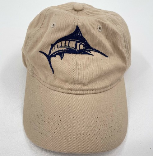 Men's Marlin Fishing Hat Khaki Tan 
