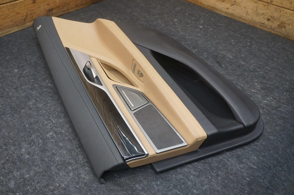 Panel de moldura de puerta interior trasera derecha OEM 51427448368 BMW 750i XDrive G12 2016-22 Foto 3 de 4