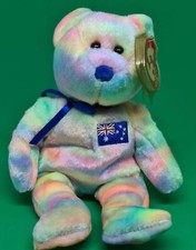 AUSSIEBEAR the AUSTRALIAN EXCLUSIVE bear ~ TY Beanie Babies ~ MWMT ~ In Hand Oz
