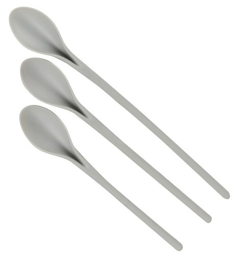 3 SET KOCHLÖFFEL RÜHRLÖFFEL KOCHSET SCHWARZ ROT WEISS KOCHEN KÜCHE LUXUS PP NEU - Bild 4 von 9