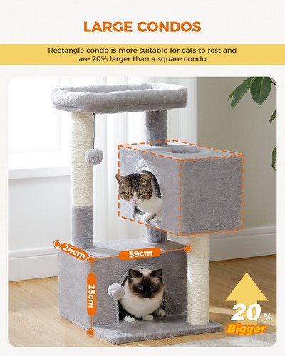PAWZ Road Cat Tree Tower Condo Scratching Post Scratcher House for Large Cats - Picture 126 of 162