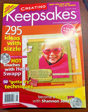 Creating Keepsakes Magazine - August 2004 - Vintage  NLA - NEW 