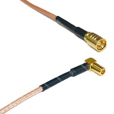 RG316 SMB FEMALE to SMB MALE ANGLE RF Cable Rapid-SHIP LOT