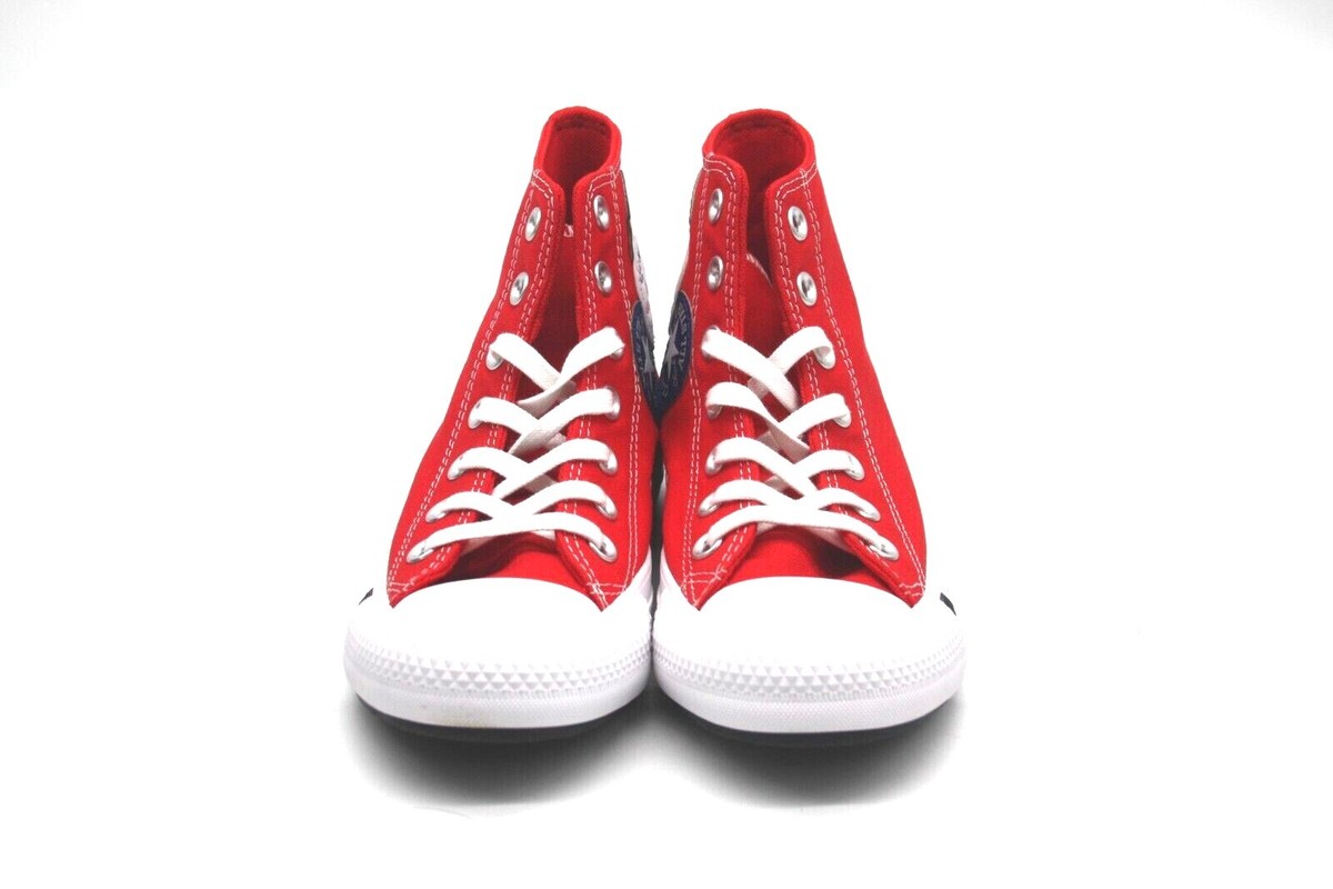 Converse CTAS HI University Red Black Canvas Shoes/Sneakers  display picture 2