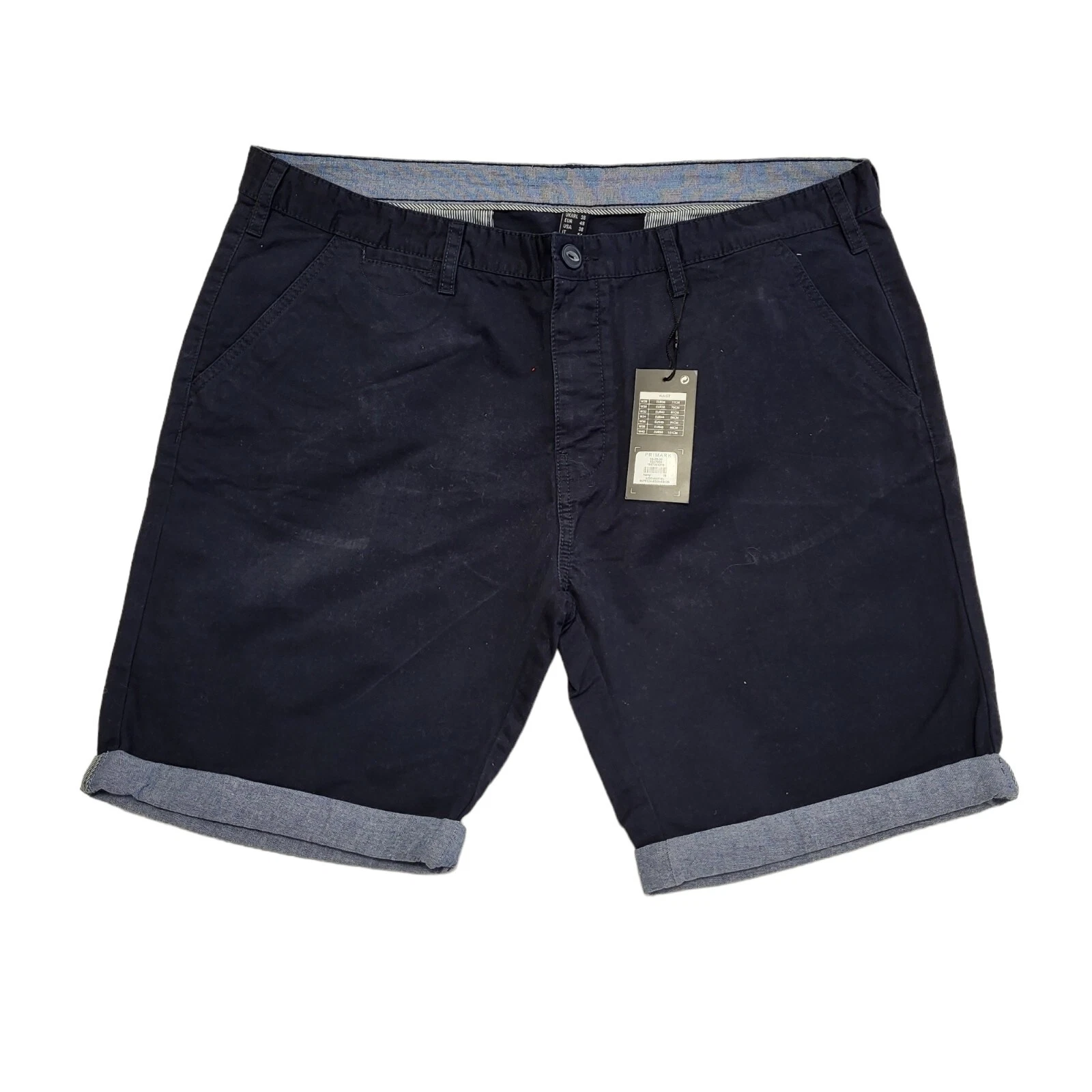 Chino Shorts Navy Blue Cedarwood State Uk Men's 2XL W38 BNWT NEW