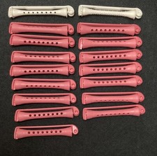 Lot Of 17 Pink Permanent Rods Goody 2 White Toni Rods