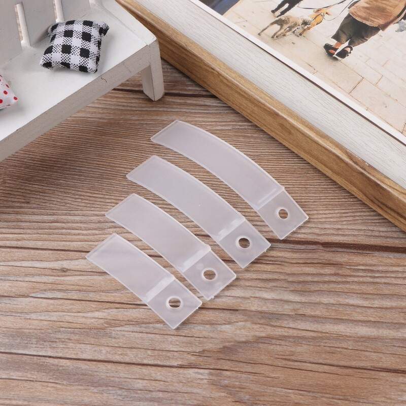 10 Pcs Slip Drawer Stops Clear PVC Plastic Dresser Drawer Stoppers eBay