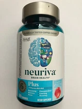 Neuriva Plus Brain Health Naturally Sourced Ingredients Strawberry Gummies 50CT