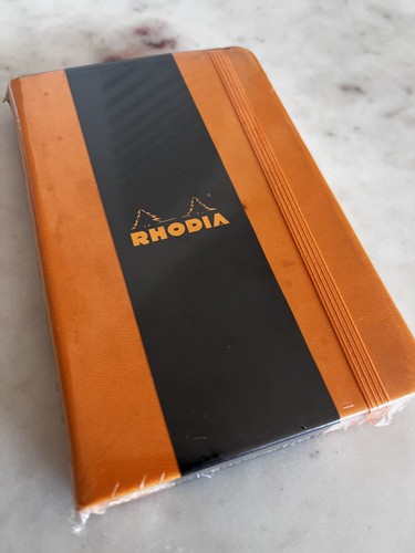 Rhodia Rhodiarama blank paper webnotebook / orange - 3.5 x 5.5 - NEW