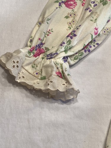 Mamary Vintage Floral Fleece Night Gown Shirt Size Small - Picture 3 of 10