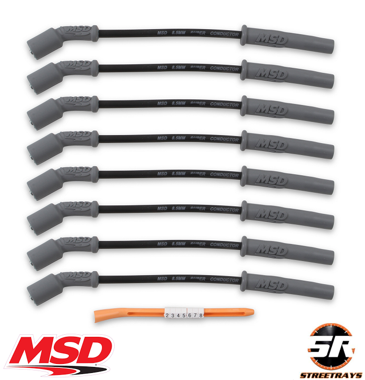 MSD 32823 Super Conductor Spark Plug Wires For 99+ GM LS1 Truck