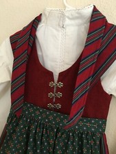 NORWEGIAN Age 6-7 YRS GIRLS BUNAD NORWAY CUSTOM MADE Husfliden worn only once
