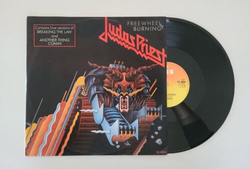 JUDAS PRIEST Freewheel Burning Vinyl 12" Single Record 1983 UK Pressing NM/EX - Picture 1 of 4