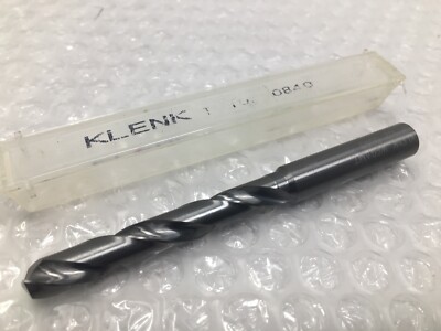 8.4mm (.3307”) Klenk Solid Carbide Drill Bit, 5XD Jobber, Machinist ...