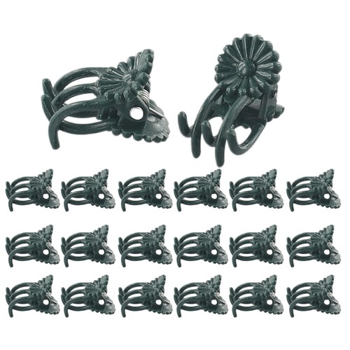 Convenient Plant Support Clips Set of 20 Orchid Stem Clamps for Gardens