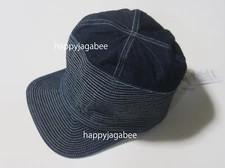 *Kapital 11,5oz Denim " Old Man & The Sea " Cap Indigo Denim Hat EK-348EK-1523