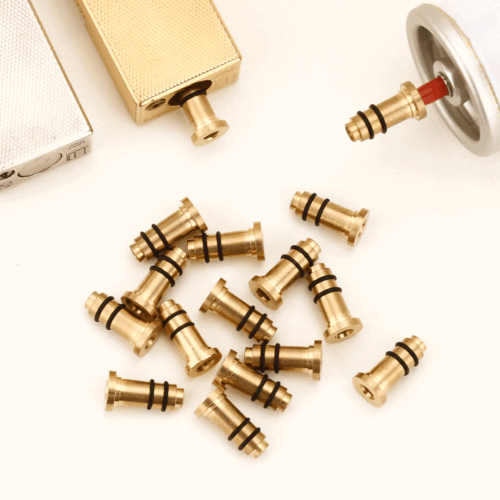 9 adaptadores de recarga de gas reutilizables metálicos para ST Dupont Dunhill y otros encendedores - Imagen 9 de 18
