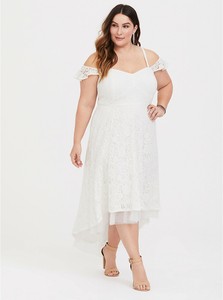 torrid white lace dress