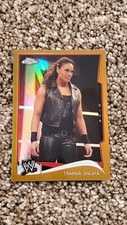 2014 Topps Chrome WWE Gold Refractor #49 Tamina Snuka /50